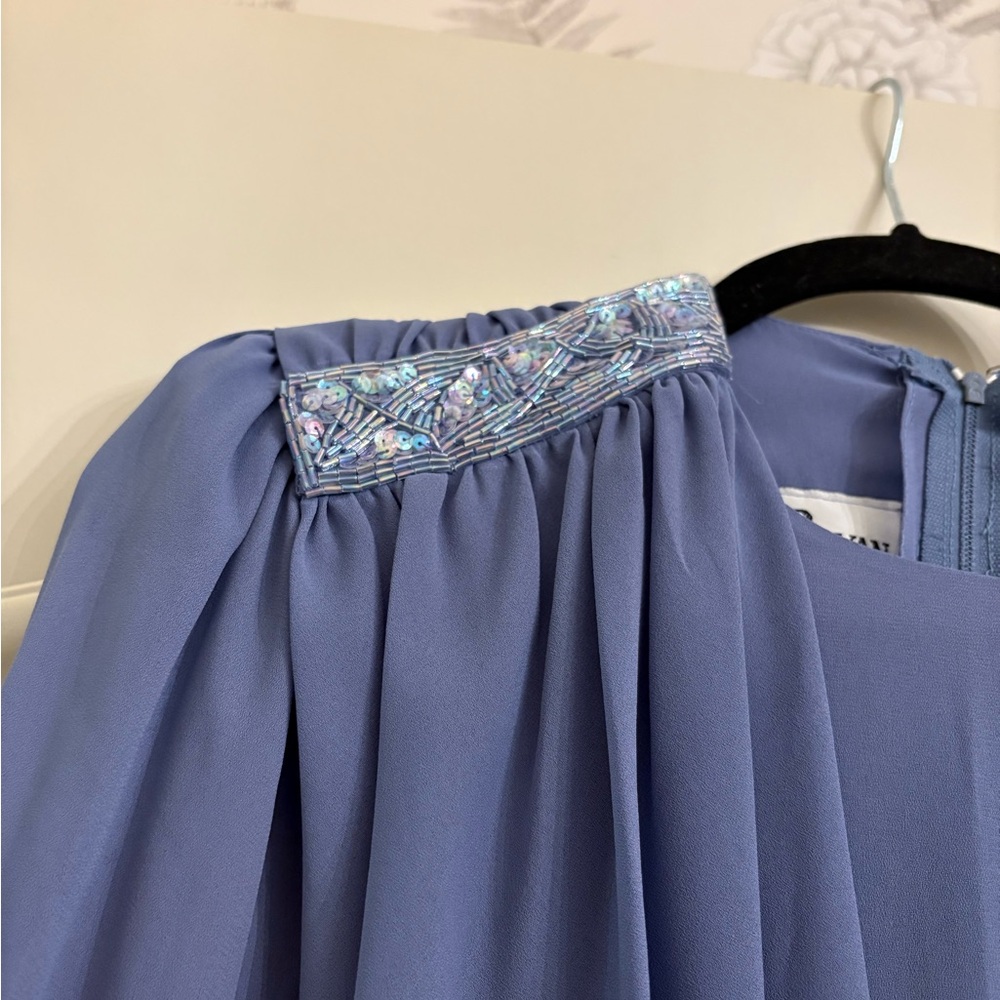 Jack Bryan Vintage Blue Dress - Picture 3 of 6